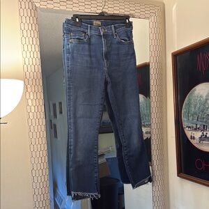 MOTHER Blue Ankle & Cropped Jeans